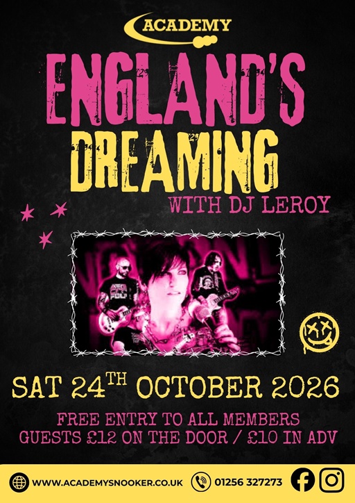 The Academy Presents Englands Dreaming With DJ Leory