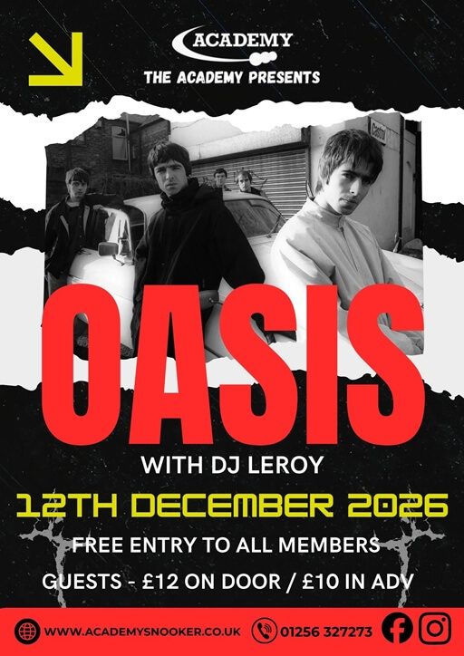 The Academy Presents Oasis with DJ Leroy